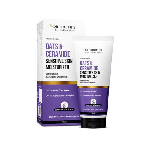 Picture of Dr. Sheth's Oats & Ceramide Sensitive Skin Moisturizer 100gm