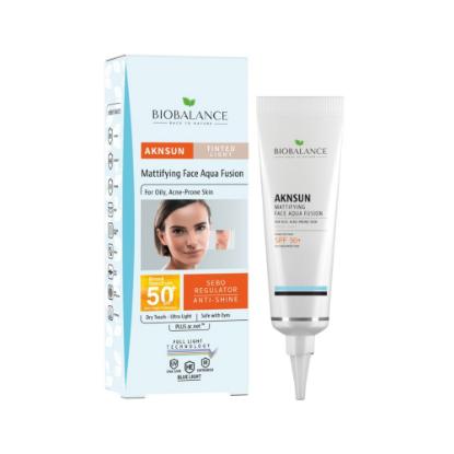 Picture of Biobalance Aknsun Mattifying Face Aqua Fusion Tinted (Light) SPF 50+ 40ml