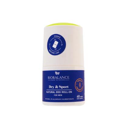 Picture of Biobalance Dry & Sport for Men Whitening Natural Deo Roll-on 50ml