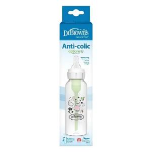 Picture of Dr. Brown's 8oz/250ml PP Narrow Anti-Colic Options+ Baby Bottle, Squirrel Design, 1-Pack (SB81108-ESX)