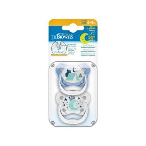 Picture of Dr. Brown's Prevent Butterfly Soother, Stage 2 Blue 2-Pack (PV22402-SPX)