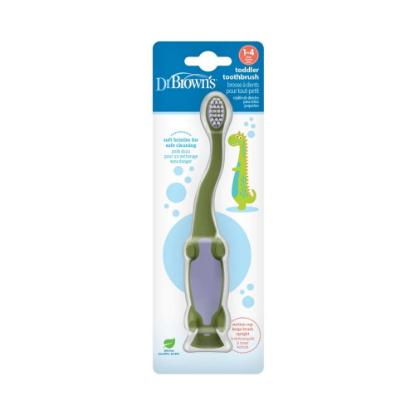 Picture of Dr. Brown's Toddler Toothbrush, Dinosaur, Green, 1-Pack (HG088)