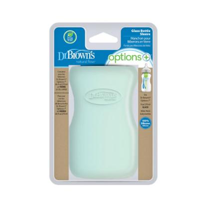 Picture of Dr. Brown's 9oz Wide-Neck Glass Bottle Sleeve - Mint (AC089)