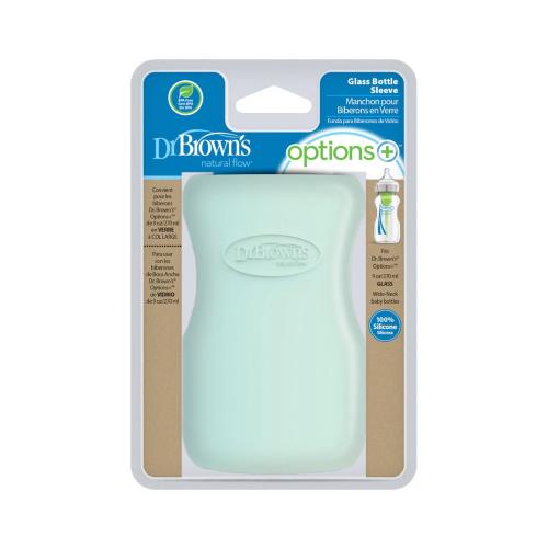 Picture of Dr. Brown's 9oz Wide-Neck Glass Bottle Sleeve - Mint (AC089)