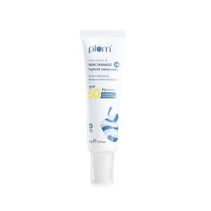 Picture of Plum 2% Niacinamide & Rice Water SPF 50 PA+++ Hybrid Sunscreen 50gm