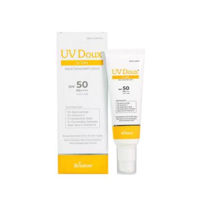 Picture of UV Doux D-Tan Aqua Sunscreen Lotion with SPF 50, PA ++++ 50ml