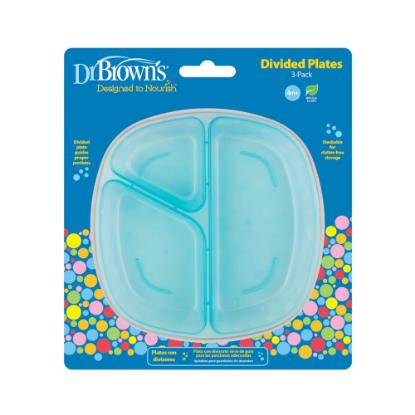 Picture of Dr. Brown's Divided Plates, 3-Pack