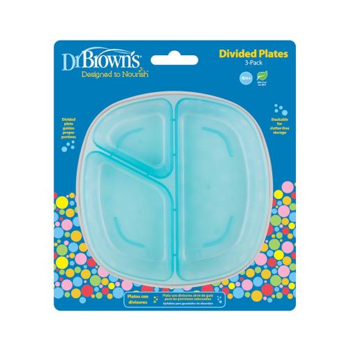 Picture of Dr. Brown's Divided Plates, 3-Pack