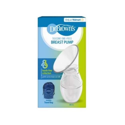 Picture of Dr. Brown's Silicone One-Piece Breast Pump, Pump & Bag