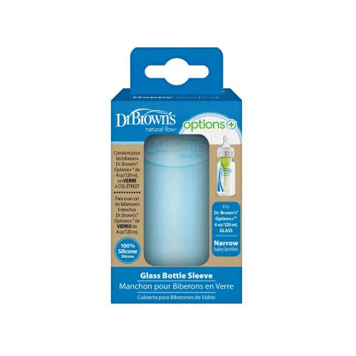 Picture of Dr. Brown's 4oz/120ml Narrow Glass Bottle Sleeve - Blue (AC201)