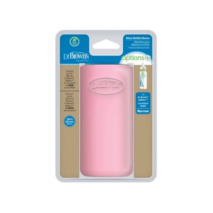 Picture of Dr. Brown's 4oz/120ml Narrow Glass Bottle Sleeve - Light Pink (AC202)