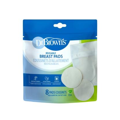 Picture of Dr. Brown's Reusable Pads with Laundry Bag, 8 count (BF048)