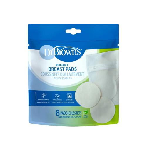 Picture of Dr. Brown's Reusable Pads with Laundry Bag, 8 count (BF048)