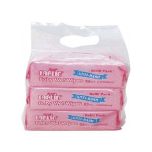 Picture of Farlin Wet Wipes 3pcs (Refill Pack) 85's (DT-006A-3)