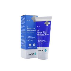 Picture of The Derma Co. 2% Vitamin C Gel Daily Face Wash 100ml