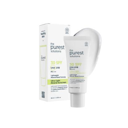 Picture of The Purest Solutions Mineral Filter Sunscreen SPF 30, 40ml
