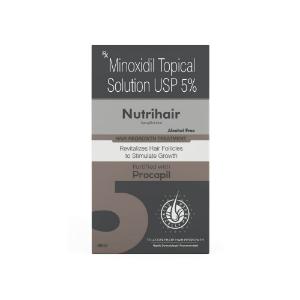 Show details for Nutrihair Minoxidil Topical Solution USP 5% Alcohol Free, Revitalizes Hair Follicles to Stimulate Growth, 60ml