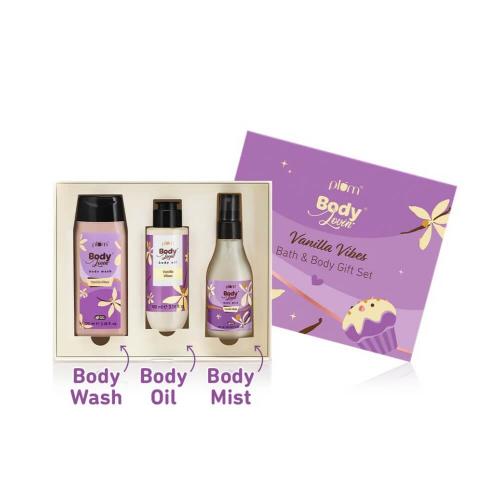 Picture of Plum BodyLovin' Vanilla Vibes Bath & Body Gift Set