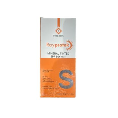 Picture of Rayprotek Mineral Tinted Sunscreen SPF 50+ PA++++ 50gm