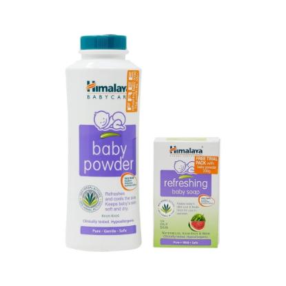Picture of Himalaya Baby Powder 200gm with Free Refreshing Baby Soap 75gm
