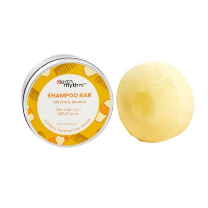 Picture of Earth Rhythm Milk Protein Shampoo Bar - 80gm (Tin Box)