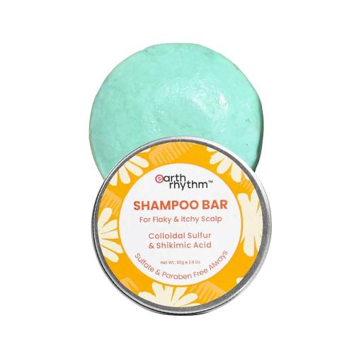 Picture of Earth Rhythm Anti Dandruff Shampoo Bar - 80gm (Tin Box)