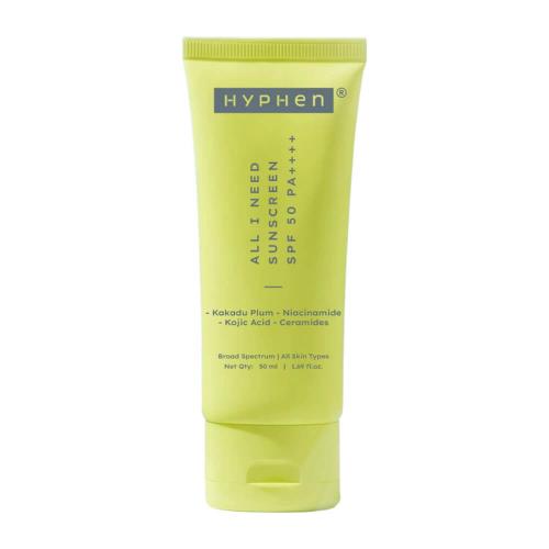 Picture of Hyphen All I Need 2-in-1 Moisturizing Sunscreen SPF 50 PA ++++, 50ml