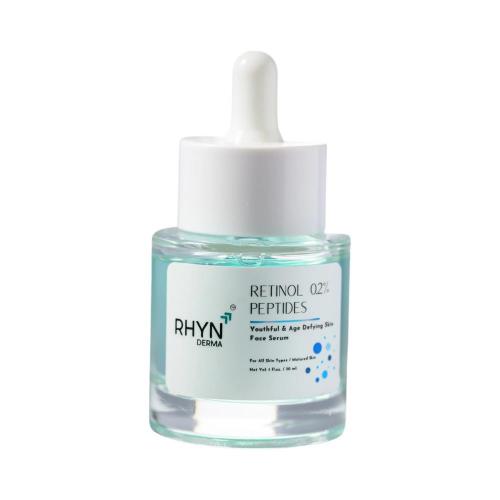 Picture of Rhyn Derma Retinol 0.2% + Peptides Youthful and Age Defying Skin Face Serum 30ml