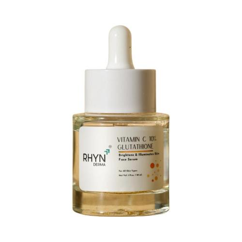 Picture of Rhyn Derma Vitamin C 10% + Glutathione Brightens and Illuminates Skin Face Serum 30ml
