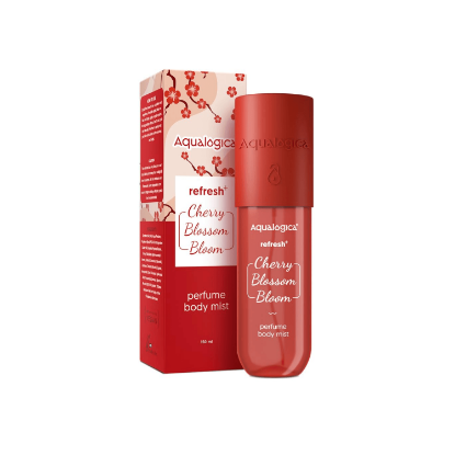 Picture of Aqualogica Refresh+ Cherry Blossom Bloom Perfume Body Mist with Zemea and Hyaluronic Acid 150ml