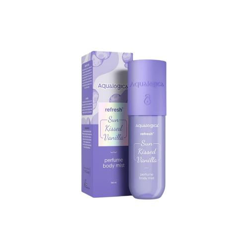 Picture of Aqualogica Refresh+ Sun Kissed Vanilla Perfume Body Mist with Zemea & Hyaluronic Acid 150ml