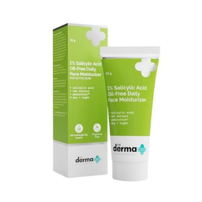 Picture of The Derma Co. 1% Salicylic Acid Oil-Free Daily Face Moisturizer 50gm