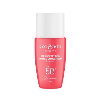 Picture of Dot & Key Strawberry Dew Tinted Sunscreen SPF 50+ PA++++ 50ml (Porcelain)