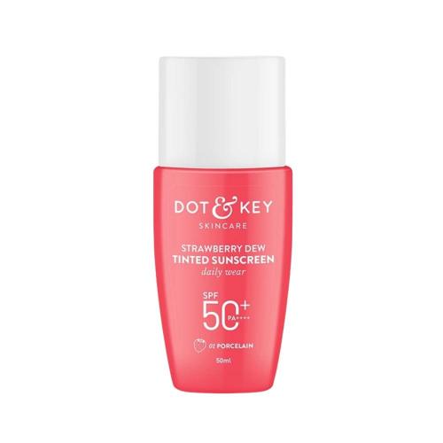 Picture of Dot & Key Strawberry Dew Tinted Sunscreen SPF 50+ PA++++ 50ml (Porcelain)