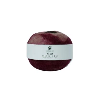 Picture of Ecosoaps Peach Felted Soap 100gm