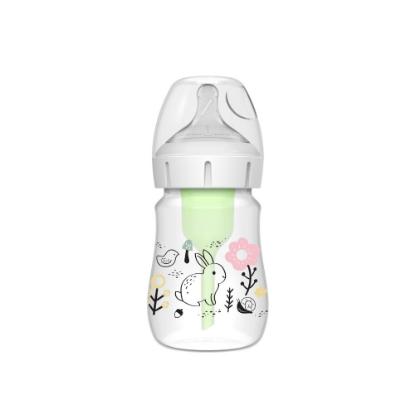 Picture of Dr. Brown's 5oz / 150ml PP Wide-Neck Anti-Colic Options+Baby Bottle, Woodland Bunny, 1-Pack (WB51009-SPX)