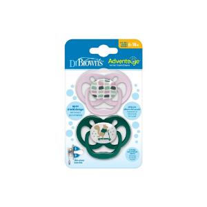 Picture of Dr. Brown’s Advantage Soother, Stage 2, Scooter Squirrel, 2 Pack (PA22001-INTLX)