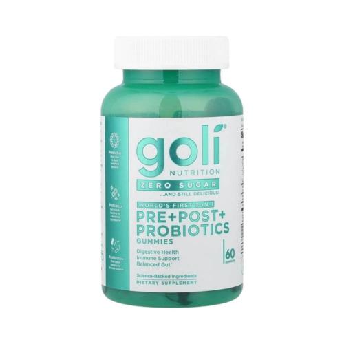 Picture of Goli Zero Sugar Pre+Post+Probiotics Gummies (60 Gummies)
