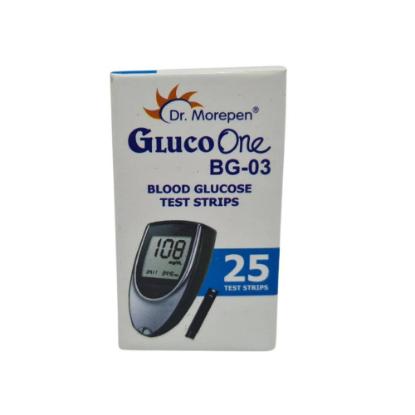 Picture of Dr.morepen Gluco One 25 Strip
