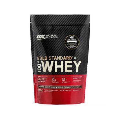 Picture of Optimum Nutrition Gold Standard 100% Whey Protein Powder, Double Rich Chocolate 1lb
