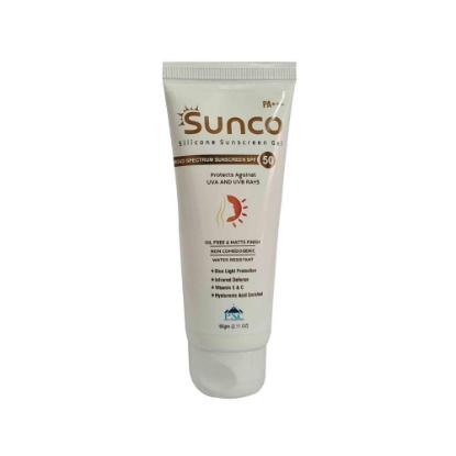 Picture of Sunco Silicone Sunscreen Gel  SPF50 Oil Free, Matte Finish 60gm