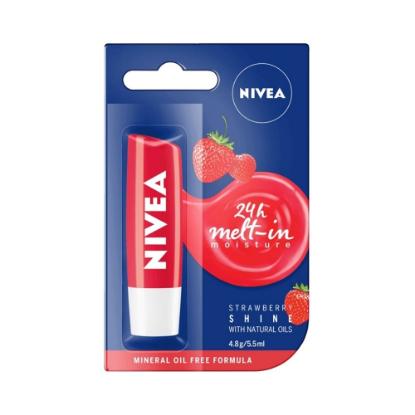 Picture of Nivea Lipcare Strawberry 4.8gm