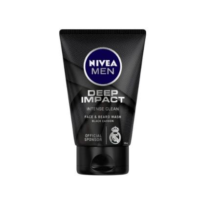 Picture of Nivea Men Deep Impact Face & Beard Wash 100gm