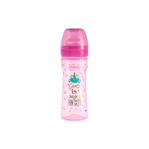 Picture of Chicco Feed.Bottle Wb Fantastic Love 250ml Sil