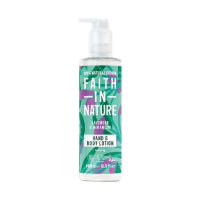 Picture of Faith In Nature Natural Lavender & Geranium Hand & Body Lotion 400ml