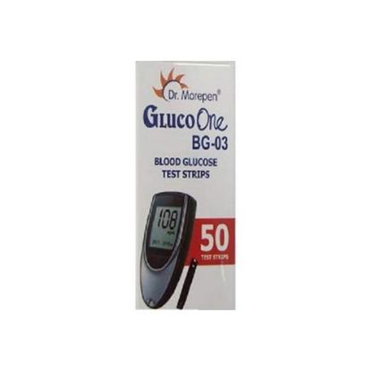 Picture of Gluco One BG-03 Blood Glucose Test Strip (Pack Of 50)