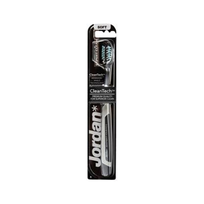 Picture of Jordan Toothbrush Expert White Soft (Charcoal Infused) with Hygenic Travel Case