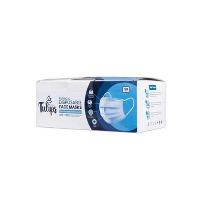 Picture of Birat Tulips Surgical Disposable Face Mask 3Ply - 50Pcs