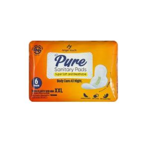 Picture of Pure Body Care All Night Sanitary Pads 320mm Overnight Sanitary Pads - Pack of 6