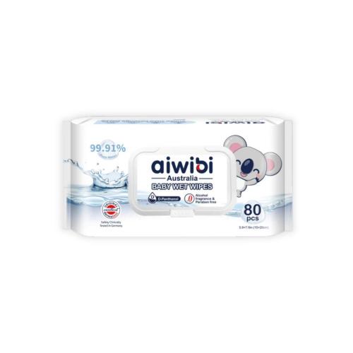 Picture of Aiwibi 99.91% Pure Water D-Panthenol Wipes 80pcs